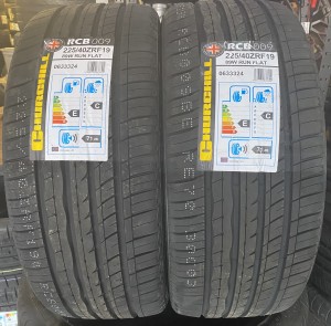 225 40 ZRF 19 89W CHURCHIL RCB009 Runflat X2 NEW TYRES